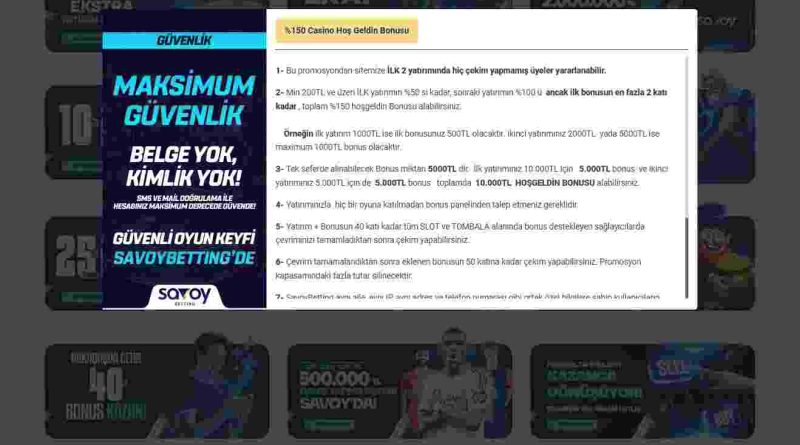 savoybetting hosgeldin bonusu